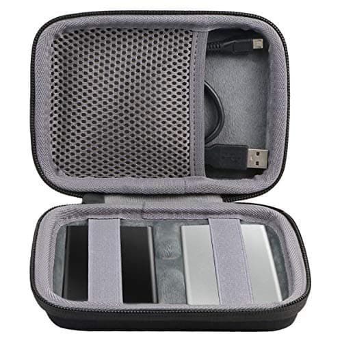Image of co2CREA 2-in-1 Hard travel Case for Samsung T7 Touch/ T7 Portable SSD 500GB 1TB 2TB External Solid State Drive,Case only