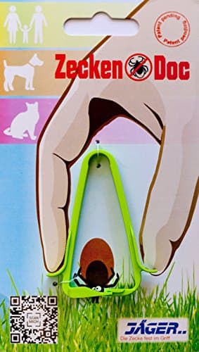 Image of ZeckenDoc tick remover for humans and animals (dogs, cats, etc.), Tick removal – plastic, assorted colours