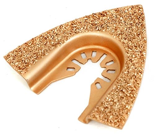 Image of QF78RP01 Saxton 78mm Carbide Rasp Blade Compatible with Dewalt Wolf Stanley Black & Decker Worx Oscillating Multitools
