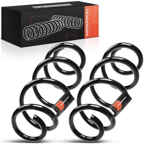 Image of Frankberg 2x Coil Spring Front axle Compatible with A4 8K2 2007-2015 A4 Avant 8K5 2008-2015 A5 8T3 2007-2017 A6 4G2 2010-2018 A6 Avant 4G5 2011-2018