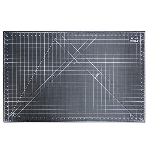 Image of Self-Healing Cutting Mat, FOME A1 Size Cutting Mat 24x36in 5 Layer PVC Construction Double Sided Non-Slip 3mm Thick Professional Gridded Rotary Mat for Cutting, Sewing, Crafts and Cropping Photos
