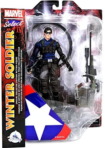 Image of Marvel Select Diamond Winter Soldier Special Collector Edition 7" Action Figure Set