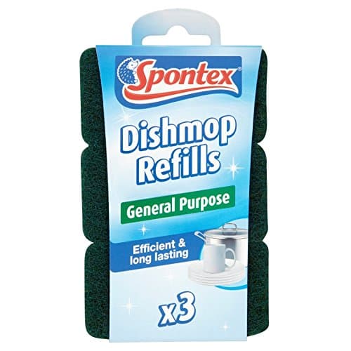 Image of Spontex Dishmop General Purpose Refills - 9 packs of 3 (Total 27 Refills)