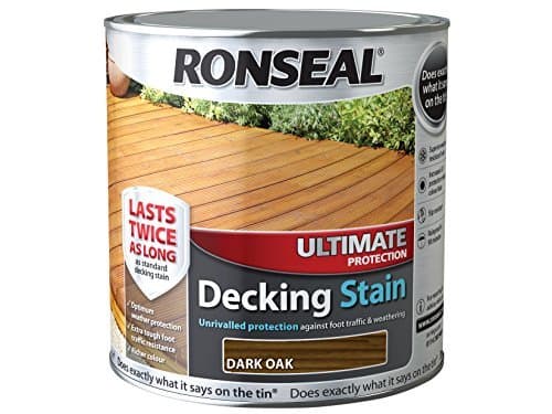 Image of Ronseal UDSDO25L 2.5 Litre Ultimate Protection Decking Stain - Dark Oak by Ronseal