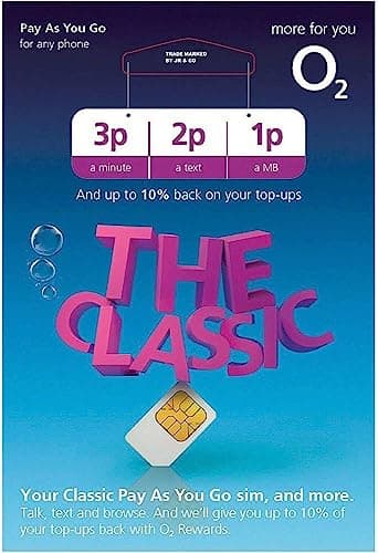 Image of O2 Classic Pay as you go Classic PAYG
