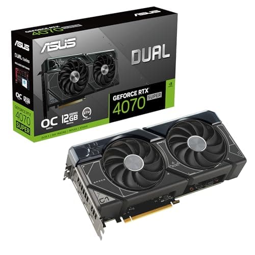 Image of ASUS GeForce RTX 4070 Super Dual OC (12GB GDDR6X/PCI Express 4.0/2550MHz/21000MHz)
