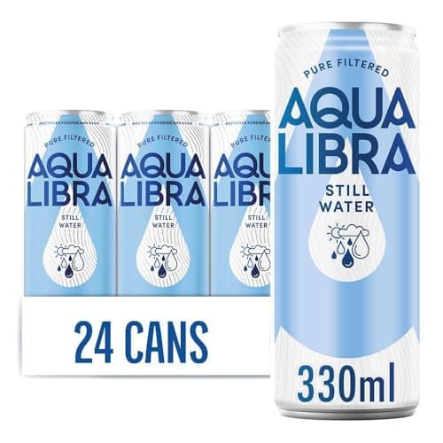 Image of Aqua Libra Still Water, 330 ml, Pack of 24 Cans