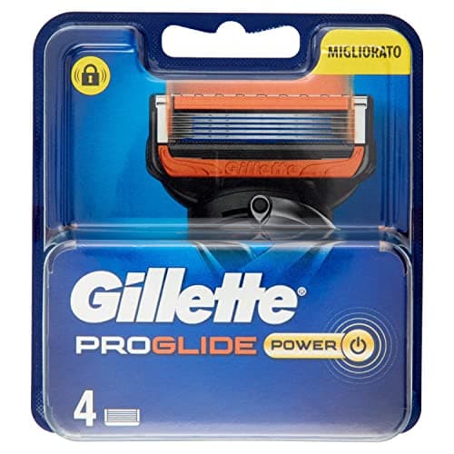 Image of Gillette ProGlide Power Men's Razor Blades, Pack of 4 Replacement Blades (Packaging May Vary)