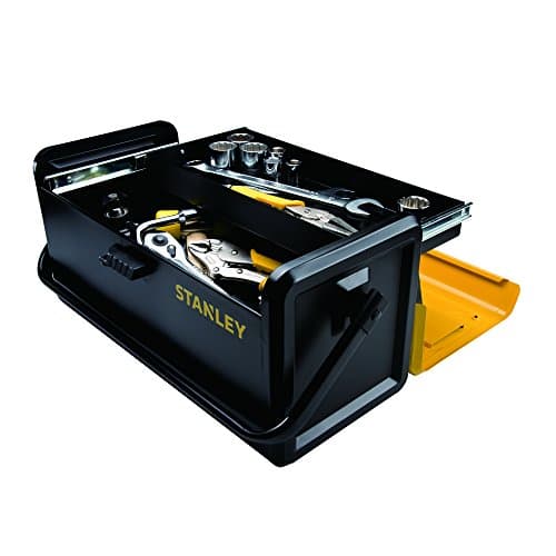 Image of Stanley STST19501 Auto Slide Drawer Metal Tool Box, 19-Inch