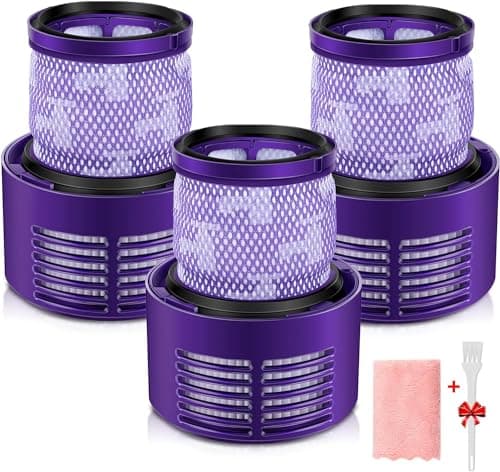 Image of Dyson V10 Filters, 3 Pack Dyson V10 Filters for Cyclone Series, V10 Absolute, V10 Animal, V10 Total Clean, 969082-01.(3 Pack)