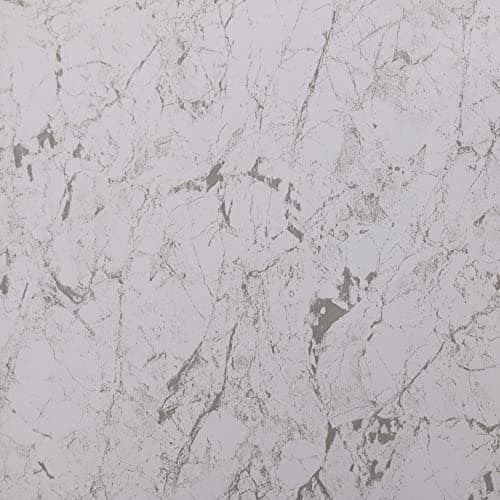 Image of NRG Shower Wall Panels Bathroom PVC Cladding Wet Wall Gloss White Marble 1m x 2.4m x 10mm