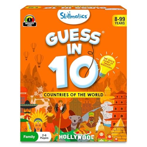 Image of Skillmatics Guess in 10 Countries of The World, Perfect for Boys, Girls, Kids & Families Who Love Card Games, Educational Toys, Travel Games, Trivia, Gifts for Ages 8, 9, 10 & Up