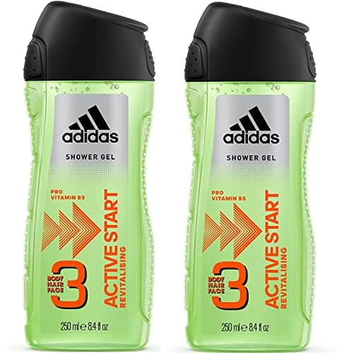 Image of Adidas Active Start Shower Gel – 250 ml – Pack of 2