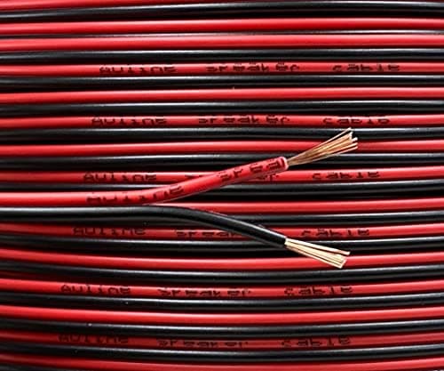 Image of Auline 5m Red and Black Speaker Cable Wire 13 Strand Audio HiFi Surround Sound