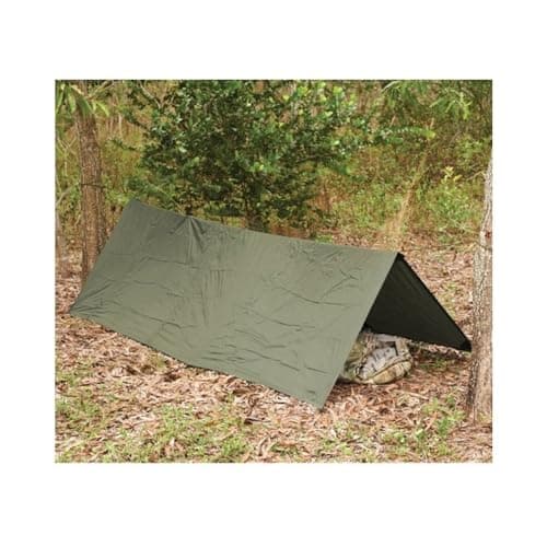 Image of Snugpak Stasha G2 WGTE Tarp Shelter - Compact 100% Waterproof Tarp with Reinforced Attachment Points - Lightweight, Versatile Emergency Camping for Hiking & Adventure Races (Olive)