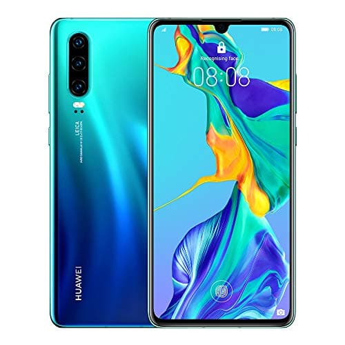 Image of Huawei P30 ELE-L09 4G Smartphone 6GB RAM 128GB Unlocked Sim-Free - Aurora A (Renewed)