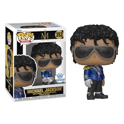 Image of Funko Pop! Rocks - (352) Michael Jack Diamond MJ (1984) Special Edition 9 cm