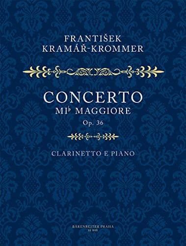 Image of Krommer: Concerto in Eb Major, Op. 36 (Clarinet and Piano), Barenreiter Praha H888