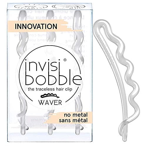 Image of Invisibobble Waver Traceless Strong Hold Hair Clip, Crystal Clear, White, 0.05 kg