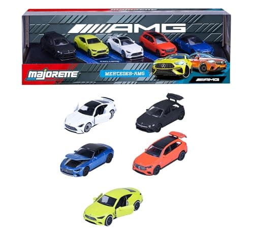 Image of Mercedes-AMG 5 Pieces Giftpack die cast collection vehicles to display and play