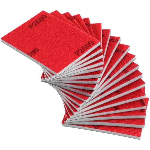 Image of Tyqour 18 Pcs 320-2500 Sanding Sponge Set, Ultra Fine Sanding Pads, Reusable Wet and Dry Sandpaper, Soft Foam Sanding Blocks, Sand Paper Pack for Wood Furniture, Pipes, Drywall and Metal Polis