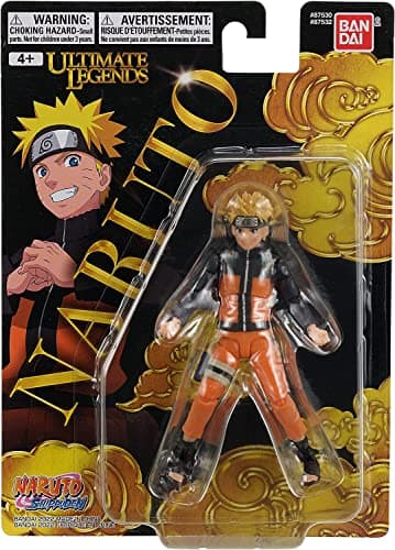 Image of BANDAI Ultimate Legends Naruto Action Figure | Adult Naruto Uzumaki Anime Figure | 12cm Naruto Figure with 15+ Points Of Articulation Collectable Anime Merch | Naruto Shippuden Themed Anime Gifts