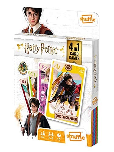 Image of Shuffle Harry Potter Card Games For Kids - 4 in 1 Snap, Pairs, Happy Families & Action Game, Great Gift For Kids Aged 4+