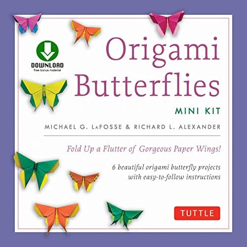 Image of Origami Butterflies Mini Kit Ebook: Fold Up a Flutter of Gorgeous Paper Wings!: Full-Color Origami Book with 6 Fun Projects and Downloadable Instructional Video