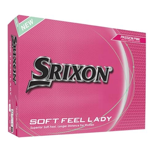 Image of Srixon New Soft Feel Lady 2025 Golf Balls (Pink)