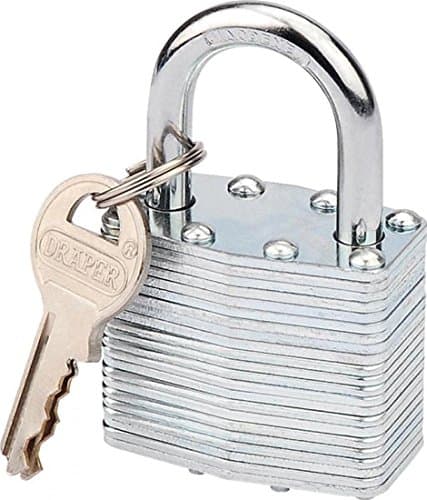 Image of Draper 14021 Laminated Steel Padlock, 50mm