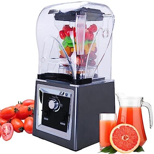Image of TAHALI Blender Smoothie Maker, 2000W Powerful Blender, 2L Commercial Soundproof Multi-function Smoothie Blender, with 25000 RPM High-Speed Blender, for Ice/Fruits