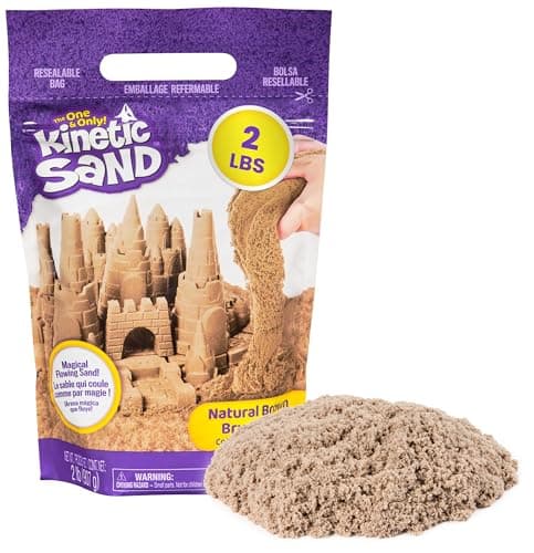 Image of Kinetic Sand The Original Mouldable Sensory Play Sand, Brown, 906 g (Package may vary)