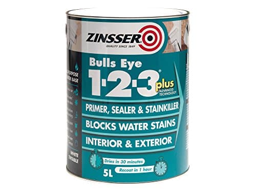 Image of Zinsser BULLS EYE 1-2-3 *PLUS*** 2.5 litre Ready Mixed Colour - White
