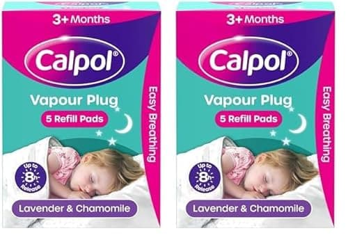 Image of Calpol Vapour Plug Refill Pads Lavender & Chamomile 3+ Months, Pack of 10