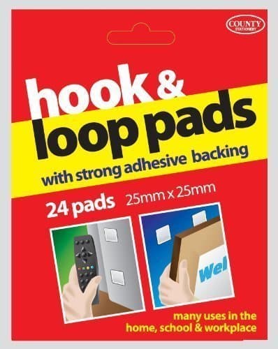 Image of Unbekannt Hook and Loop Pads with Strong Adhesive Backing