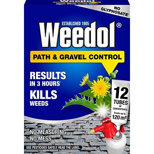 Image of Weedol Path Weed Killer Liquid Concentrate 12 Tubes Treats 120m2 Garden Path & Patio Weed Control