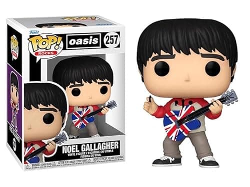 Image of Funko Oasis + Pop Protector: Pop! Rocks Vinyl Figure (Gift Set Bundled with ToyBop Brand Box Protector Collector Case) (Noel Gallagher with Flag Guitar #257/57764)