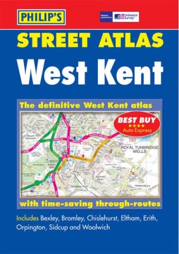 Image of Philip's Street Atlas West Kent: Pocket