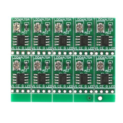 Image of Nicear 10pcs Adjustable Current LED Driver Board DC 3.3V 3.7V 5V 6V LED Driver module PWM Control Board 30-1500mA 1.5A Constant Current Adjustable Module