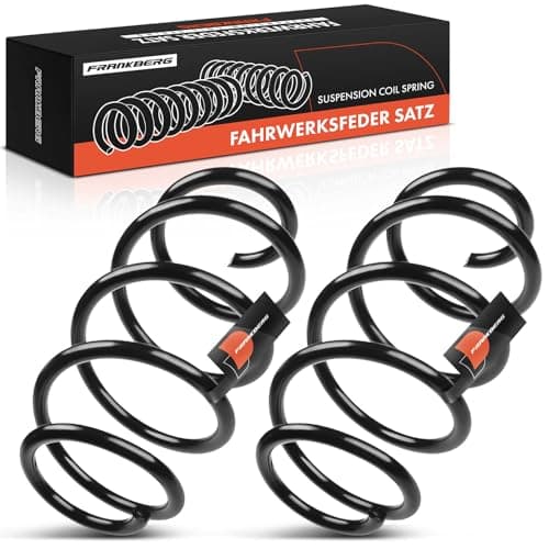 Image of Frankberg 2x Coil Spring Front axle Compatible with C.a.d.d.y III 2CB 2CJ 2010-2015 C.a.d.d.y III 2CA 2CH 2010-2015 Replace# 5N0411105T