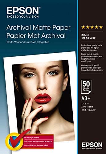 Image of Epson Archival Matte Paper - Super A3, 50 Sheets