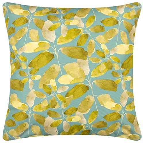 Image of Wylder Tropics Lorena Polyester Filled Outdoor Cushion,Aqua,43 x 43cm