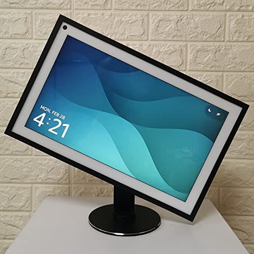 Image of ATOPHK EchoShow 15 Stand Swivel and tilt, Only Made for Echo Show 15 Three Rotating shafts The Base is Made of Aluminum Which Makes The Product More Beautiful and Longer Service Life Black 025-01 UK