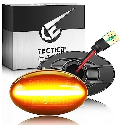 Image of TECTICO LED Dynamic Side Indicator Marker Lamp Turn Signal Bulbs Compatible with A-Class W168 1997-2001, Smart W450 &W452 1998-2007, Citan W415 2012~up, Vito W639 2003-2014, Vito W447 2014-, 2pieces