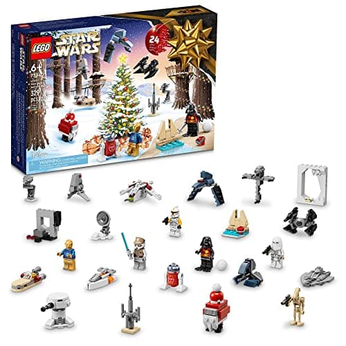 Image of LEGO Star Wars 75340 Advent Calendar 2022 (329 Pieces) multicoloured 6378943, 15.04 x 10.32 x 2.78 inches