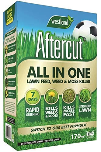 Image of Aftercut 20400473 All In One Lawn Feed, Weed and Moss Killer, 170 m2, 5.25 kg