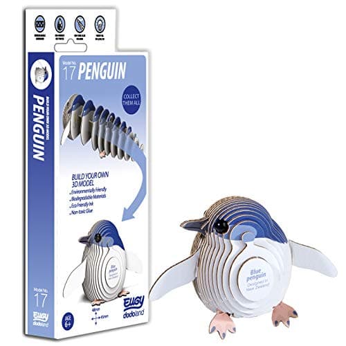 Image of EUGY D5005 Penguin 3D Craft Kit,45 x 85 x 90 millimetres