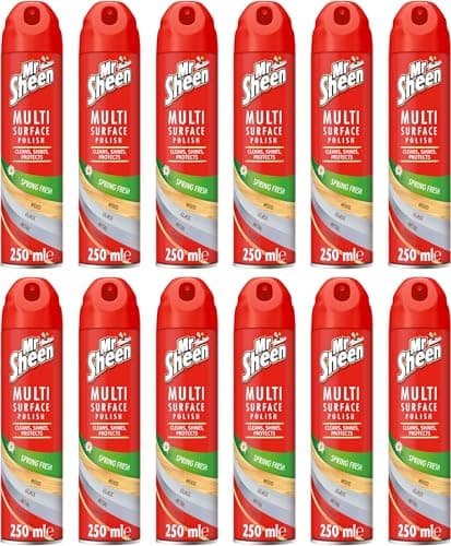 Image of Mr Sheen Multi-Surface Polish 250ml (PACK OF 12) (Spring Fresh)