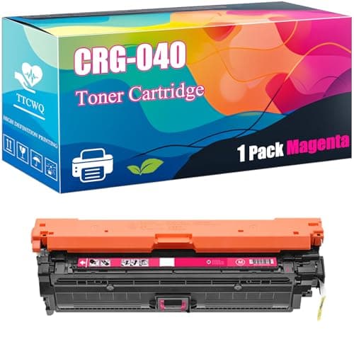 Image of CRG-040 Toner Cartridge Compatible with Canon ImageCLASS LBP712CDN LBP712CX LBP710CX Printers, High-Yield Ideal for High-Volume Printing (1 Pack Magenta)