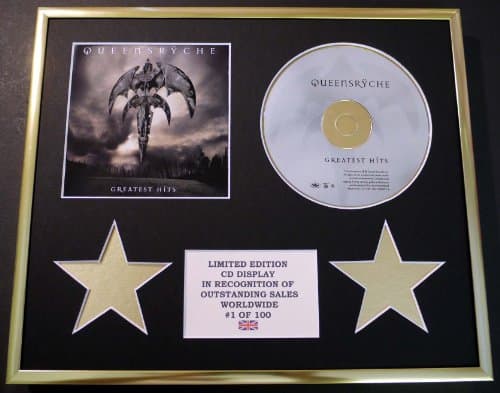 Image of QUEENSRYUCHE/CD DISPLAY/LIMITED EDITION/COA/GREATEST HITS